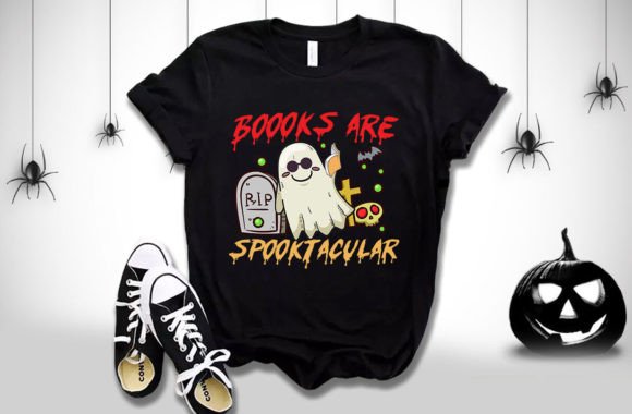 Download Boooks Are Spooktacular Halloween TShirt - Halloween tshirt Collection