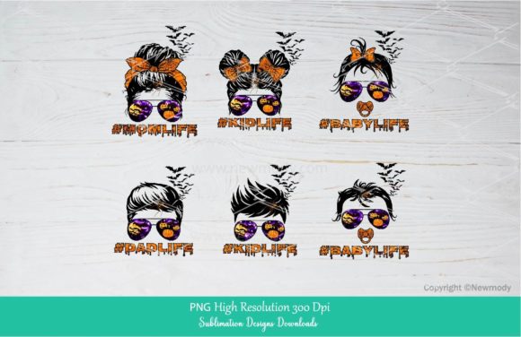 Download Halloween Family Life Bundle Sublimation - Family Collection