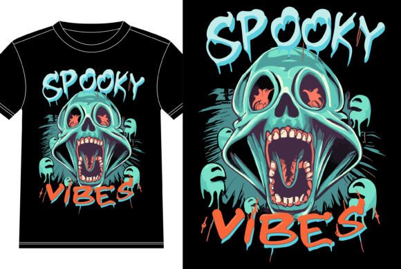 Download Spooky Vibes Halloween Tshirt Design - Halloween tshirt Collection
