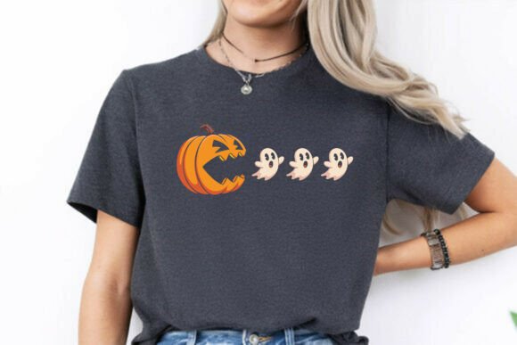 Download Pumpkin Ghost Funny Halloween Tshirt SVG - Halloween tshirt Collection